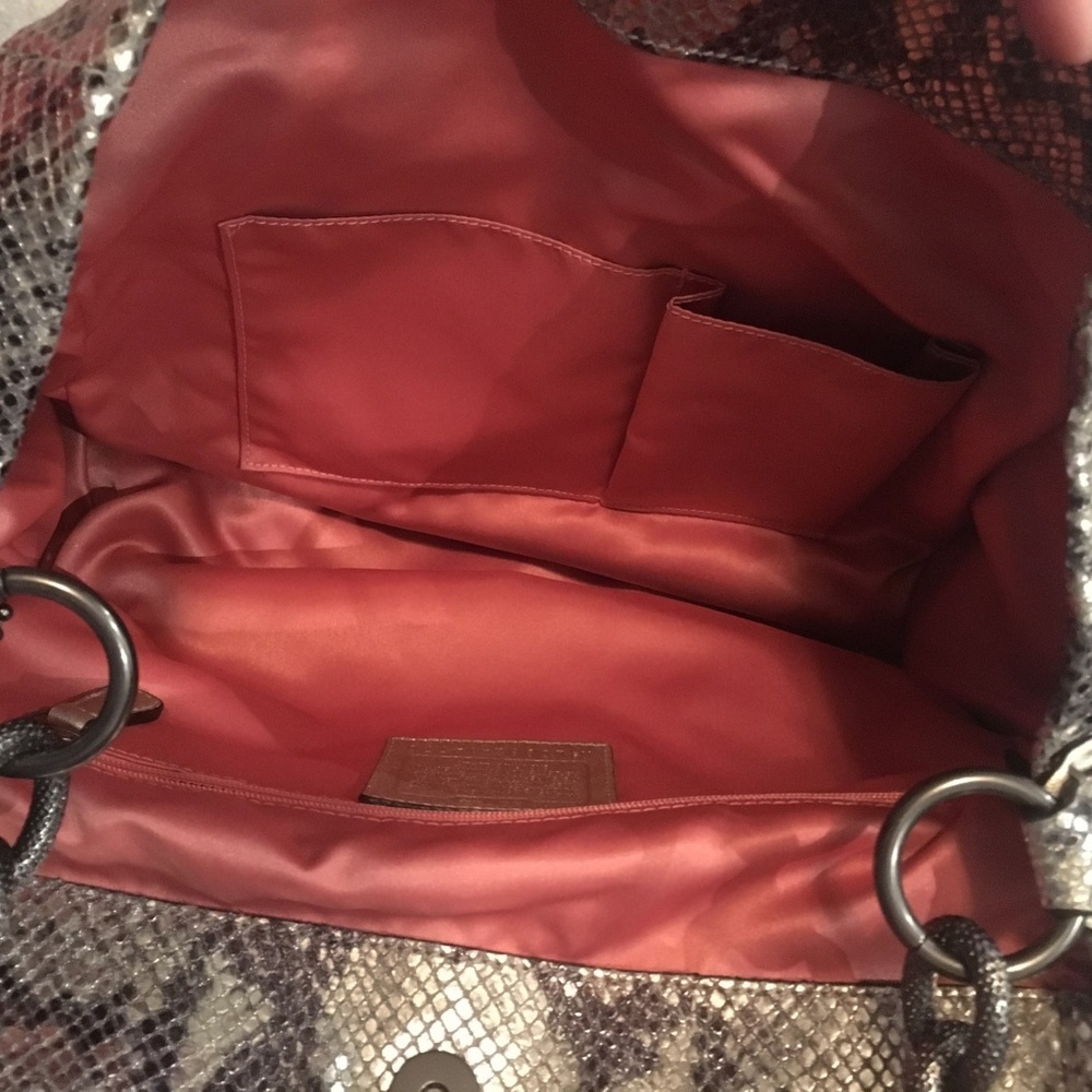 Coach Kristin Metallic Python 14770 - image 6